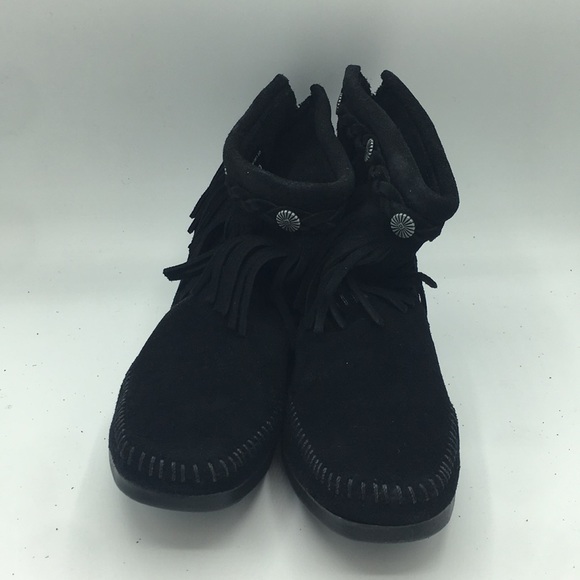 Minnetonka HI Top Back Zip Boot - Picture 2 of 2